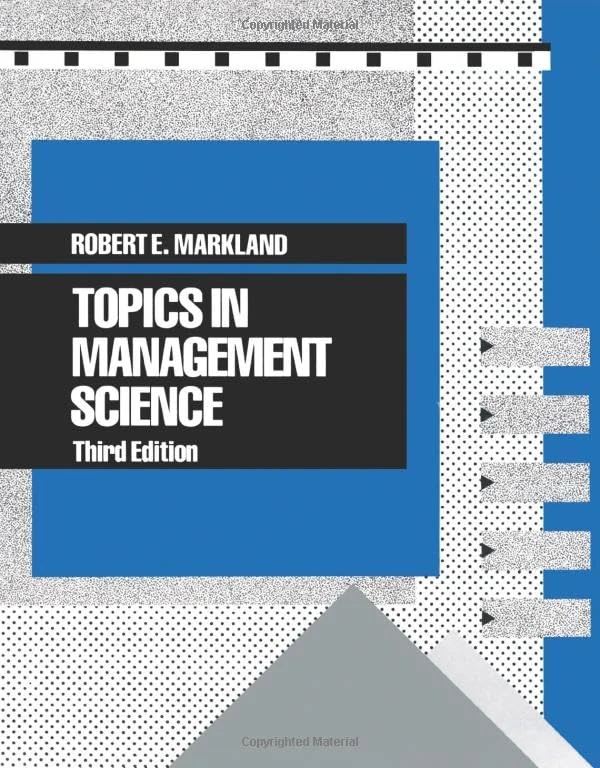 Topics in Management Science - Image 1