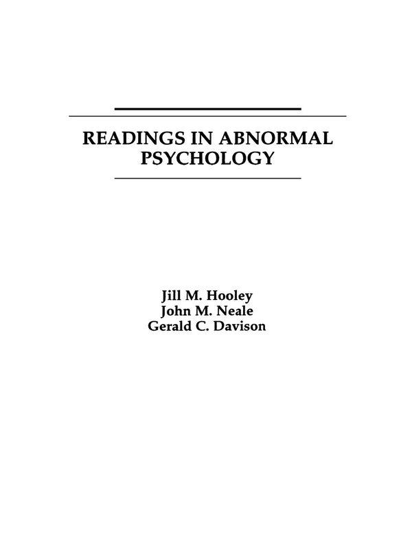 Readings In Abnormal Psychology - Image 1