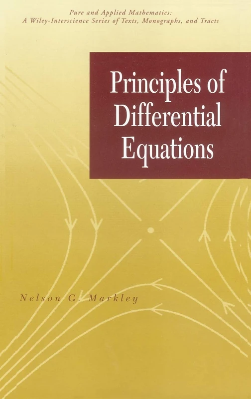 Wiley Principles of Differential Equations - Math Textbook
