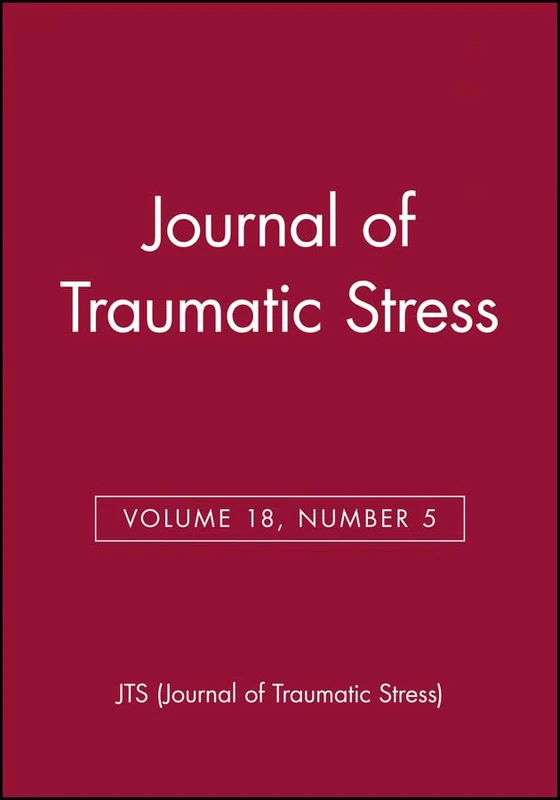 Journal of Traumatic Stress, Volume 18, Number 5 (JTS - single issue Journal of Traumatic Stress) - Image 1