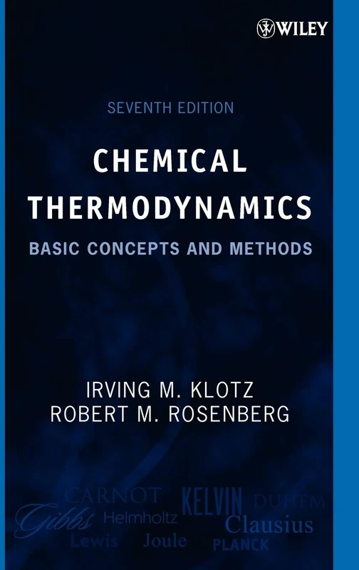 Chemical Thermodynamics: Basic Concepts and Methods
