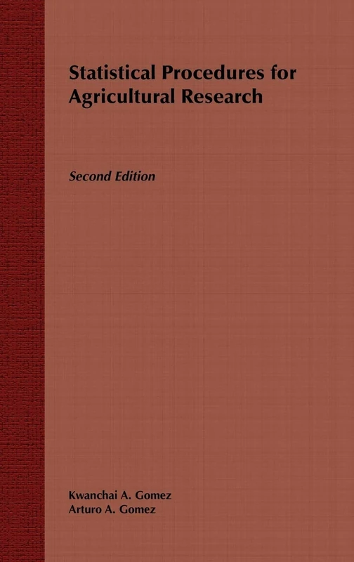 Statistical Procedures for Agricultural Research