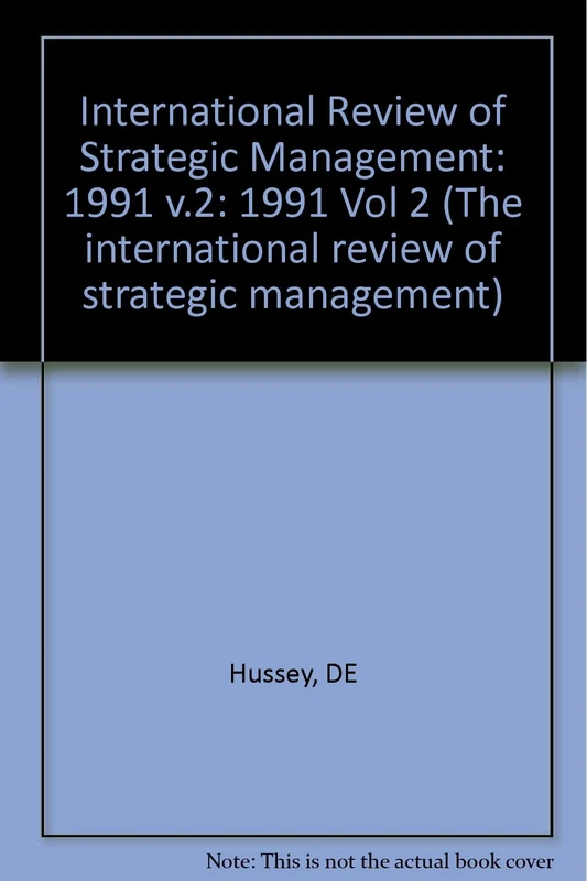 International Review of Strategic Management – Special Issue: v.2