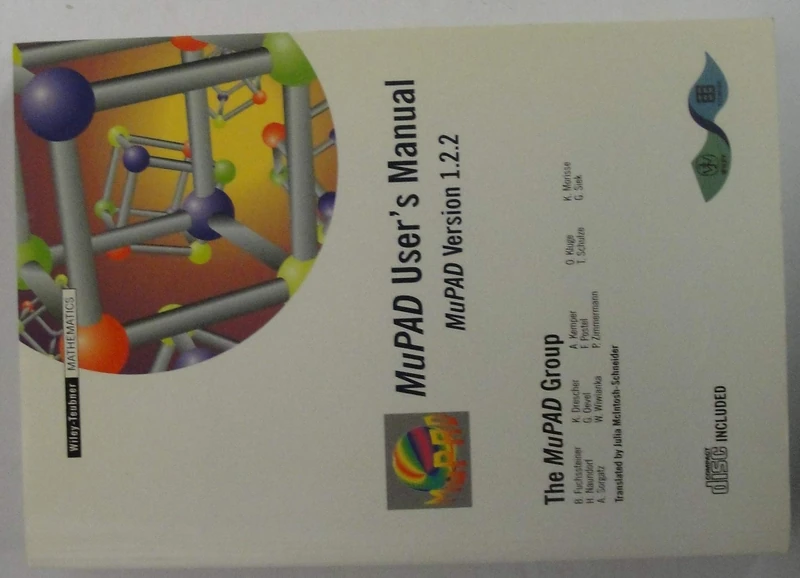 MuPAD User′s Manual and CD–ROM: Multiprocessing Algebra Data Tool, MuPad Version 1.2.2. - Image 1