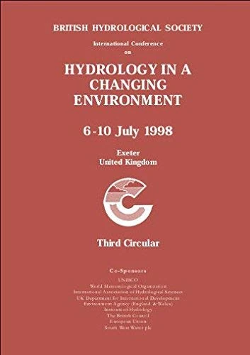 Hydrology in a Changing Environment, Volume III