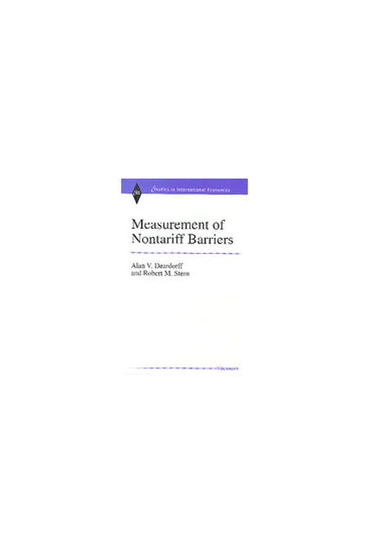 Measurement of Nontariff Barriers (Studies in International Economics)