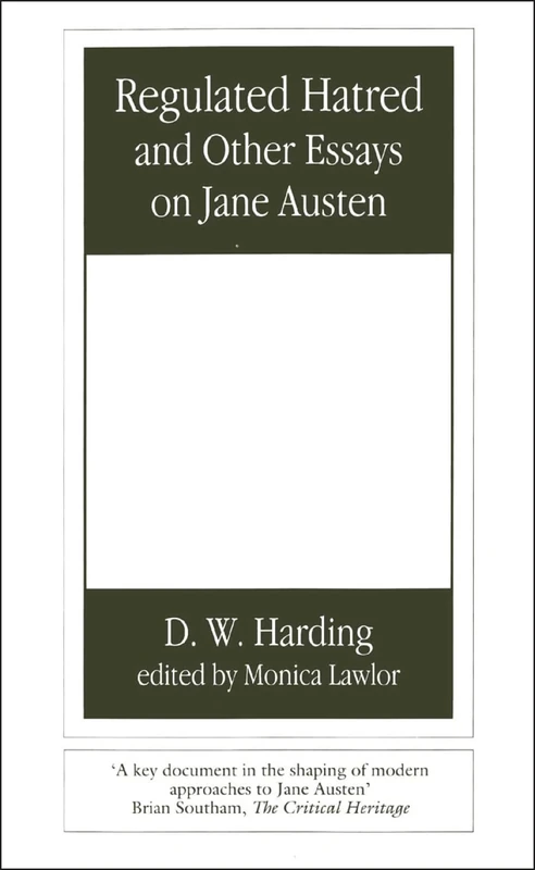 Regulated Hatred and Other Essays on Jane Austen - Image 1