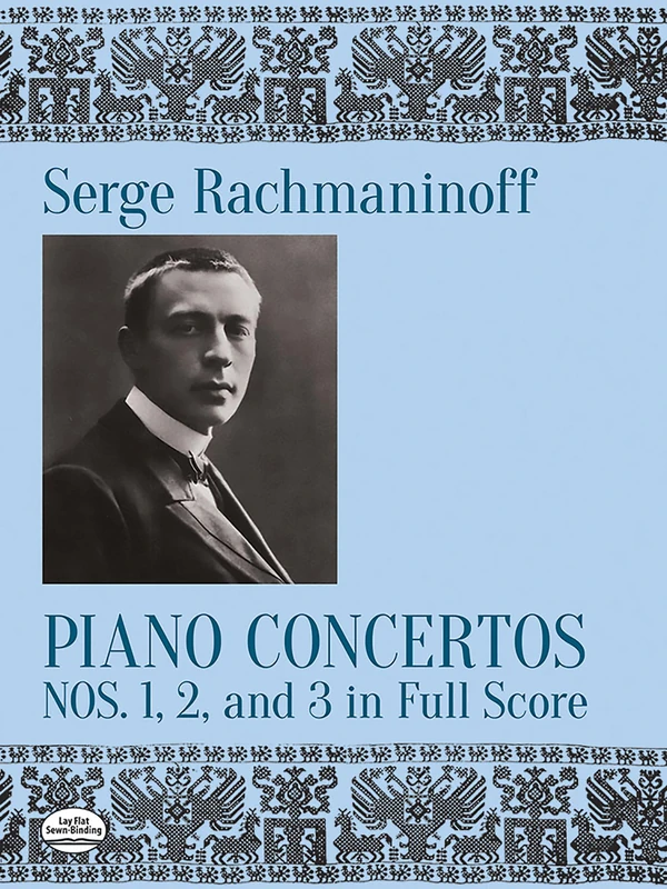 Rachmaninoff Sergei Piano Concertos Nos 1 2 And 3 In Full Score Bk (Dover Orchestral Music Scores)
