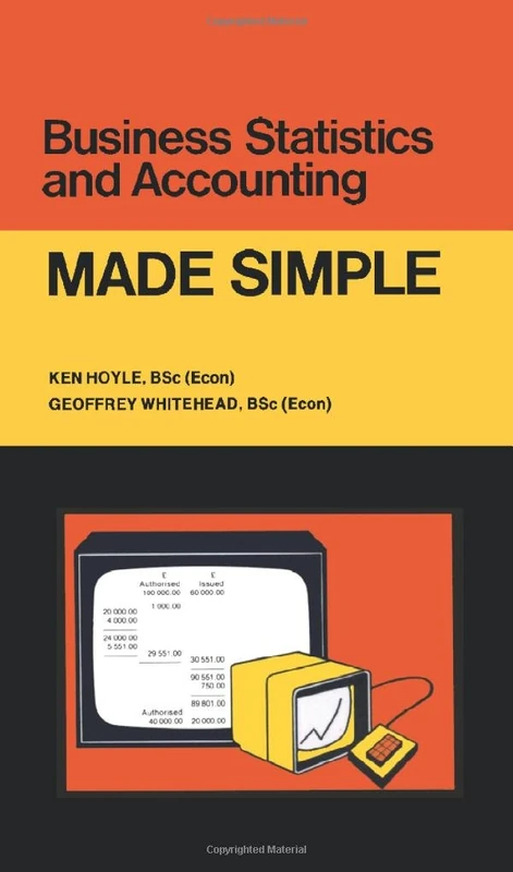 Business Statistics and Accounting: Made Simple (Made Simple Books)