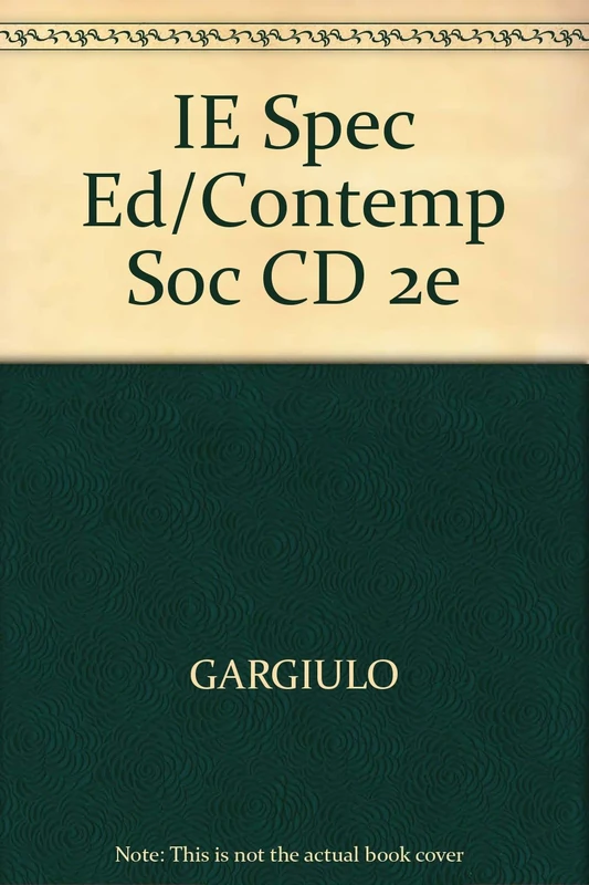 IE Spec Ed/Contemp Soc CD 2e