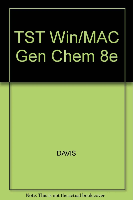 TST Win/MAC Gen Chem 8e