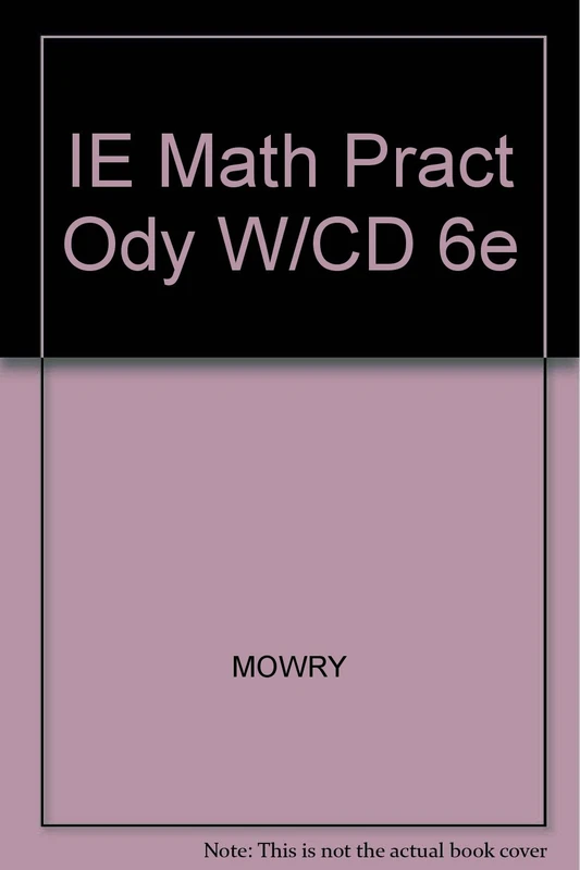 IE Math Pract Ody W/CD 6e