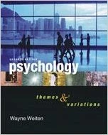 Psychology Themes & Variations Instructor's Edition