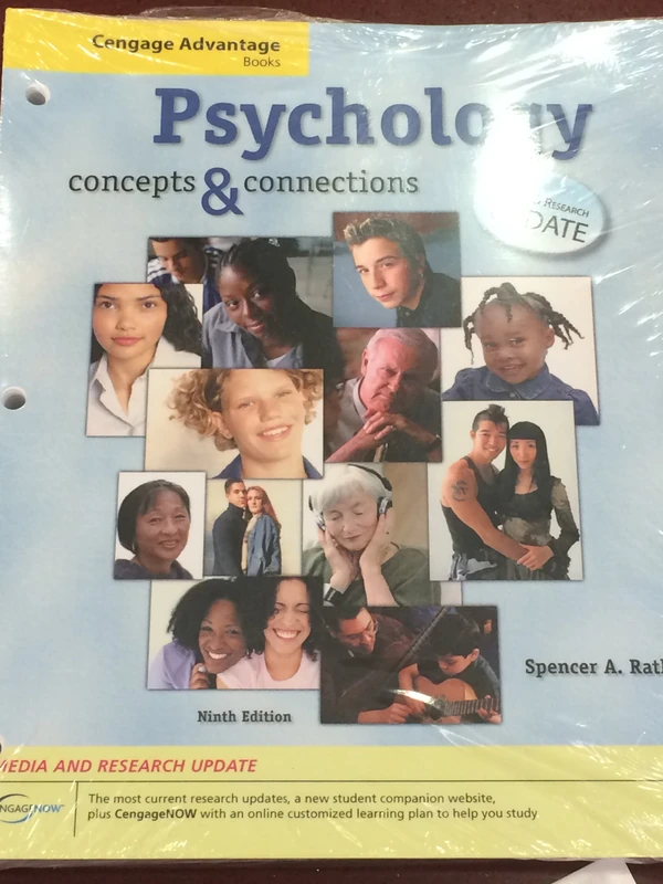 Psychology: Concepts and Connections, Media and Research Update (Cengage Advantage Books)