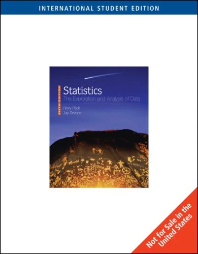 Statistics: The Exploration and Analysis of Data