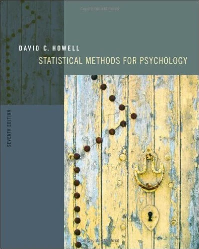 Statistical Methods for Psychology