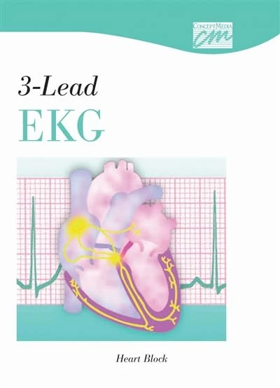 3-Lead EKG: Heart Block (DVD) (Concept Media: Educational Videos)
