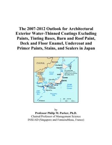 The 2007-2012 Outlook for Architectural Exterior Water-Thinned Coatings Excluding Paints, Tinting Bases, Barn and Roof Paint, Deck and Floor Enamel, ... Primer Paints, Stains, and Sealers in Japan