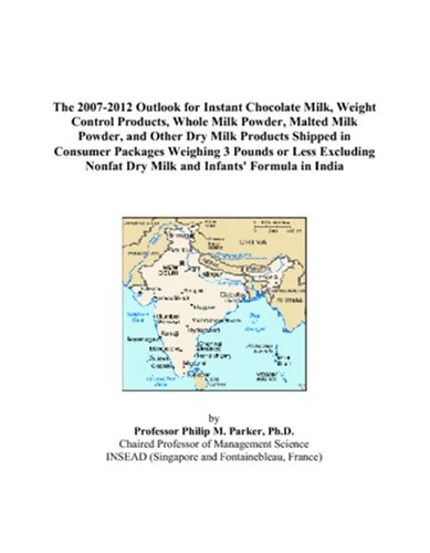 The 2007-2012 Outlook for Instant Chocolate Milk, Weight Control Products, Whole Milk Powder, Malted Milk Powder, and Other Dry Milk Products Shipped ... Nonfat Dry Milk and Infants' Formula in India