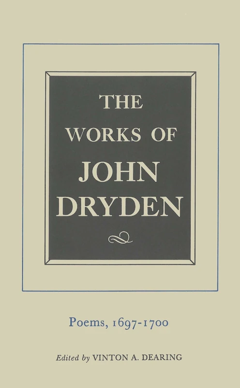 The Works of John Dryden, Volume VII: Poems, 1697-1700: 7 - Image 1