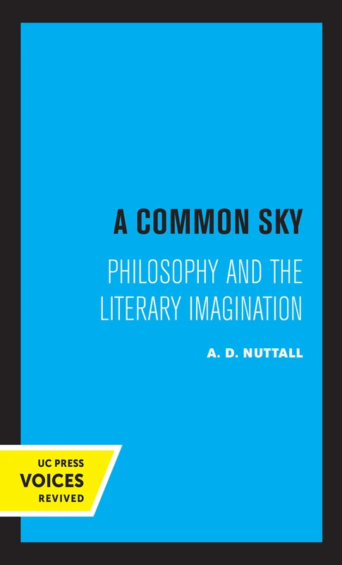 Common Sky: Philosophy and the Literary Imagination