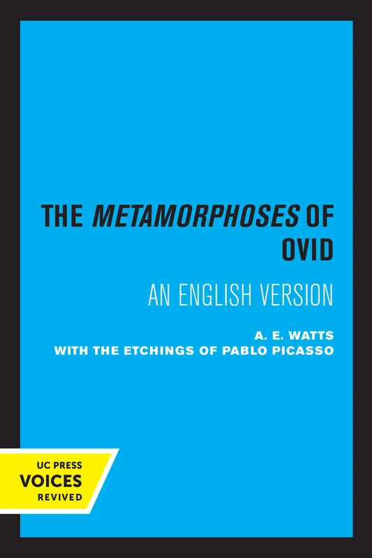 Metamorphoses of Ovid: With the Etchings of Pablo Picasso