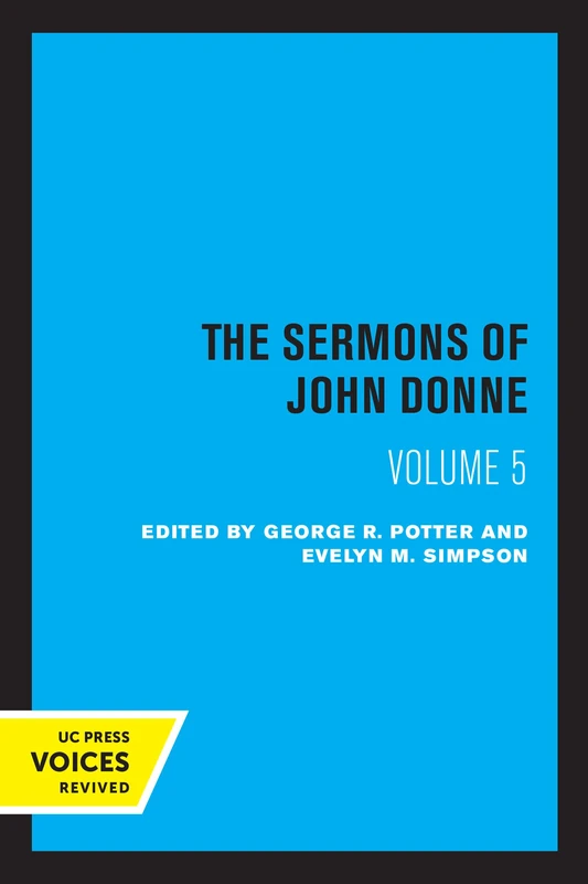 Sermons of John Donne, Volume V