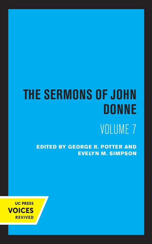 Sermons of John Donne, Volume VII: 7