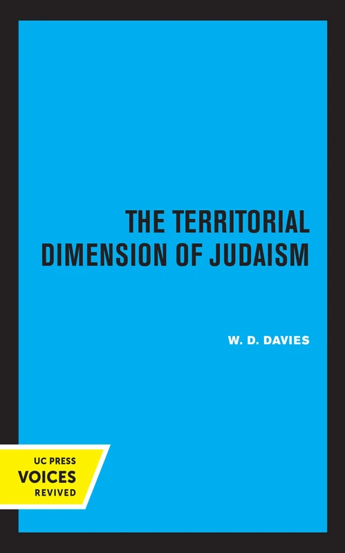 Territorial Dimension of Judaism: Volume 23 (Quantum Books) - Image 1