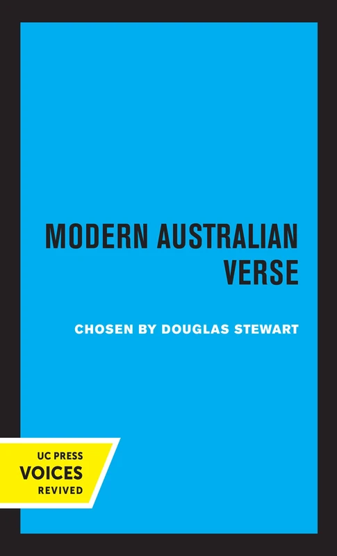 Modern Australian Verse: Modern Australian Verse (Poetry in Australia)