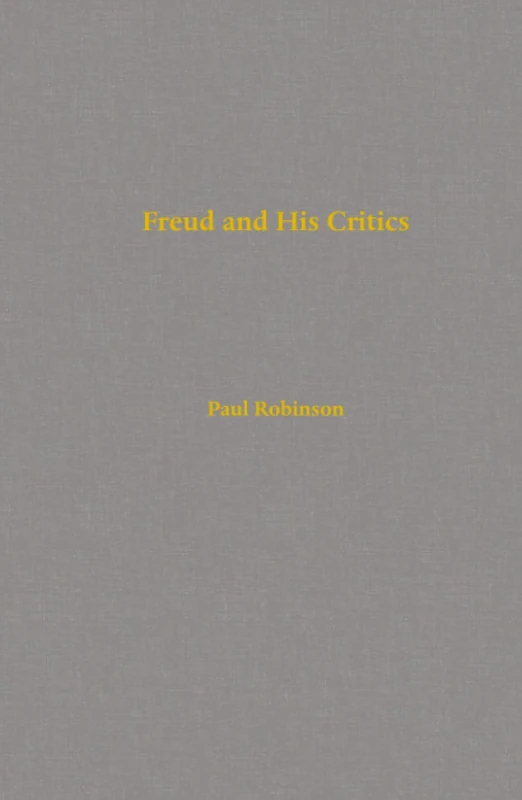 Freud and His Critics