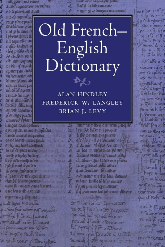 Old French-English Dictionary