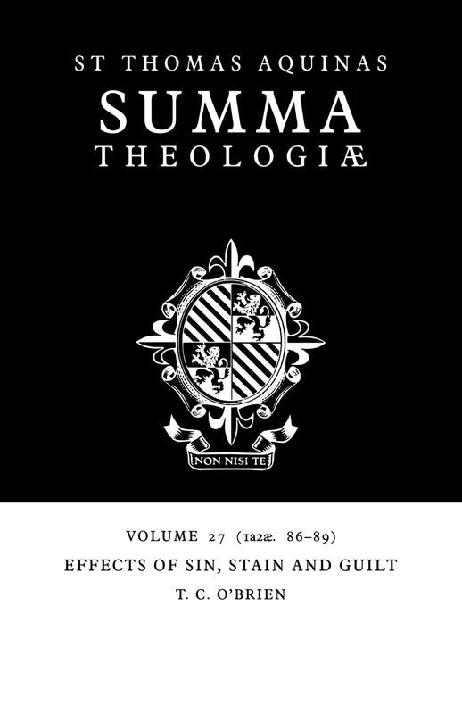 Summa Theologiae v27: 1a2ae. 86-89: 27 (Summa Theologiae (Cambridge University Press))