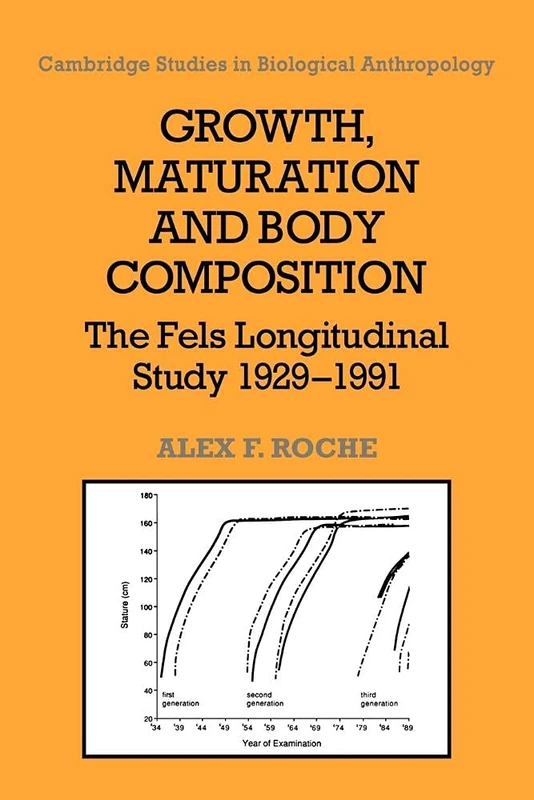 Growth Maturation Body Composition: The Fels Longitudinal Study 1929-1991: 9 (Cambridge Studies in Biological and Evolutionary Anthropology, Series Number 9)