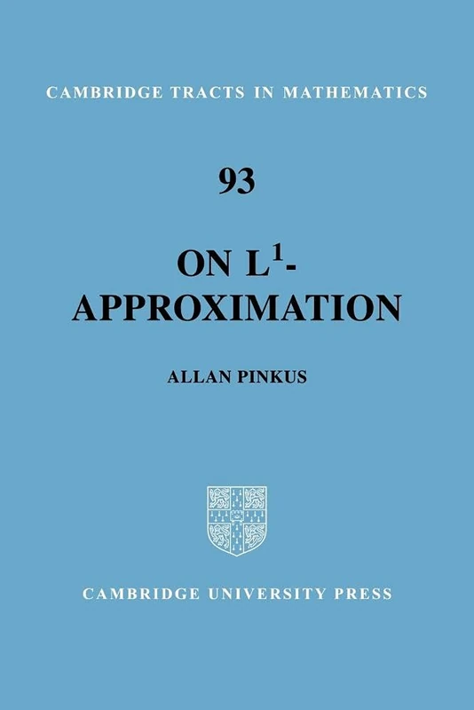 On L1 Approximation: 93 (Cambridge Tracts in Mathematics, Series Number 93)