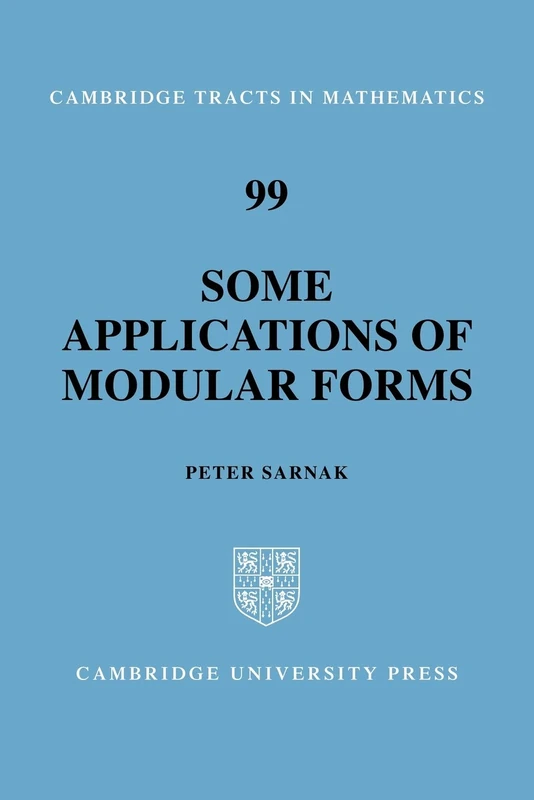 Some Applications of Modular Forms (Cambridge Tracts in Mathematics, Series Number 99)
