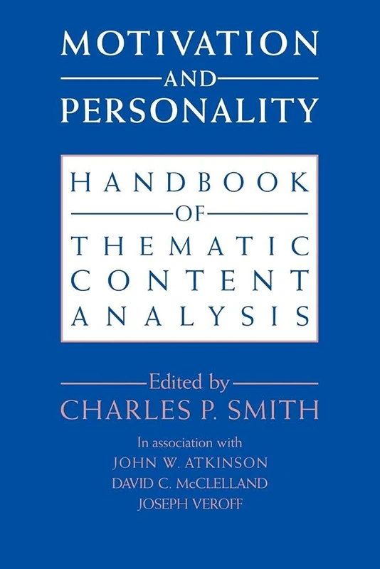 Motivation and Personality: Handbook of Thematic Content Analysis