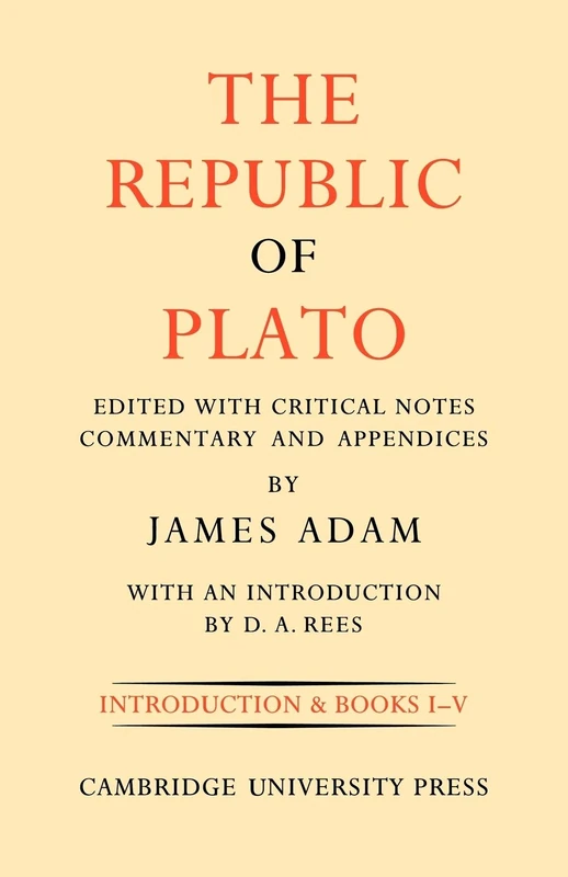 The Republic of Plato: Volume 1 Books I-V (The Republic of Plato 2 Volume Paperback Set)