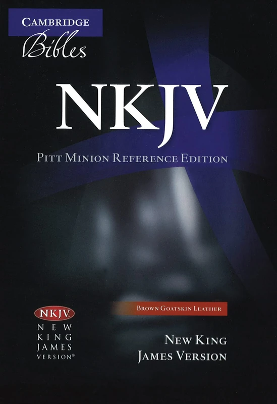 NKJV Pitt Minion Reference Bible, Brown Goatskin Leather, Red-letter Text, NK446XR: New King James Version, Pitt Minion Reference Edition,Brown Goatskin Leather
