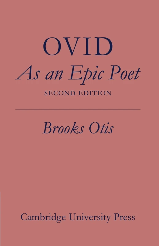 Ovid As An Epic Poet