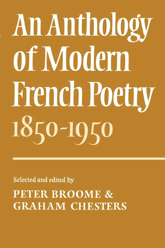 Anthology of Modern French Poetry