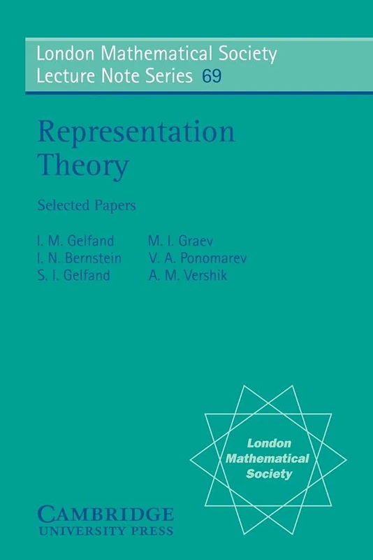 LMS: 69 Representation Theory: Selected Papers (London Mathematical Society Lecture Note Series, Series Number 69) - Image 1