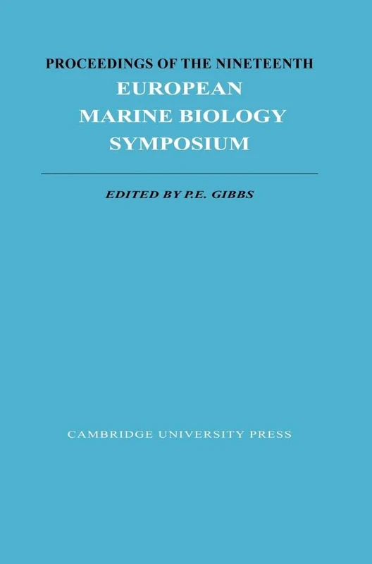 Proceedings of the Nineteenth European Marine Biology Symposium