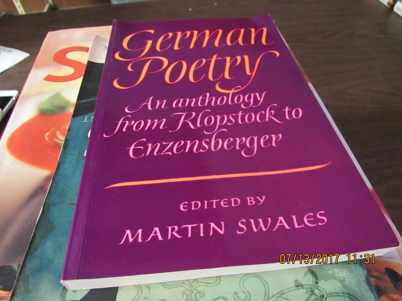 German Poetry: An Anthology from Klopstock to Enzensberger