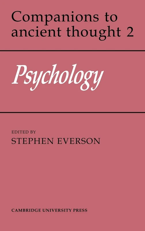 Psychology: 2 (Companions to Ancient Thought, Series Number 2) - Image 1