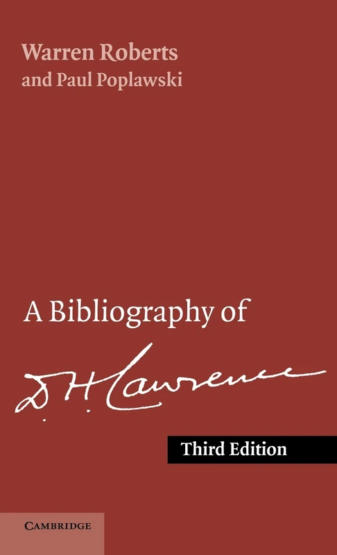A Bibliography of D. H. Lawrence