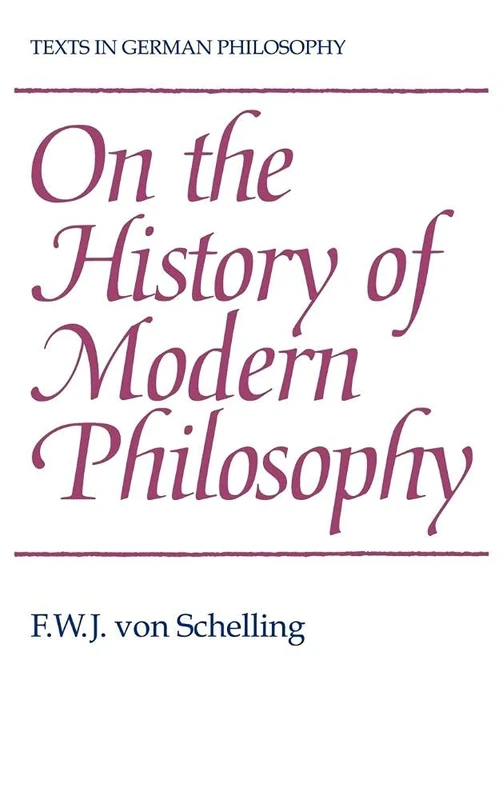 On the History of Modern Philosophy (Texts in German Philosophy)