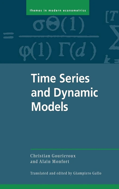 Time Series and Dynamic Models - Cambridge University Press