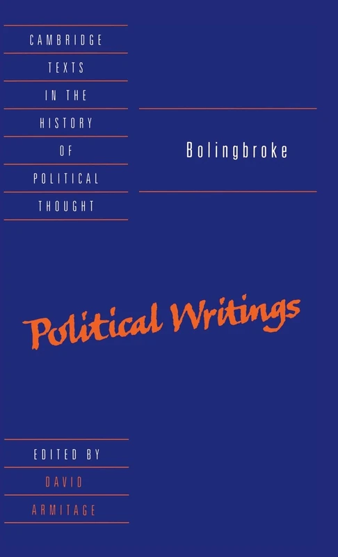 Bolingbroke: Political Writings (Cambridge Texts in the History of Political Thought) - Image 1