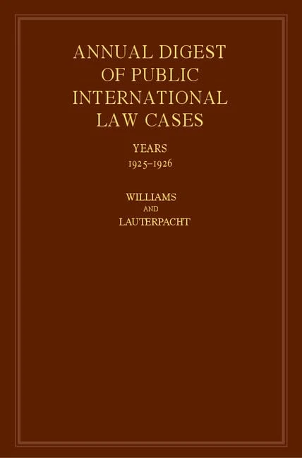 International Law Reports: Volume 3